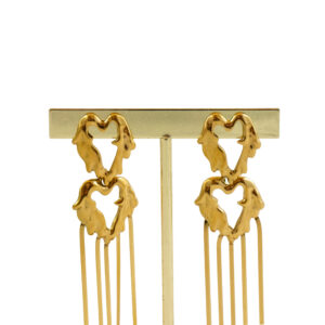 hartjes yara hangers goud oorbellen