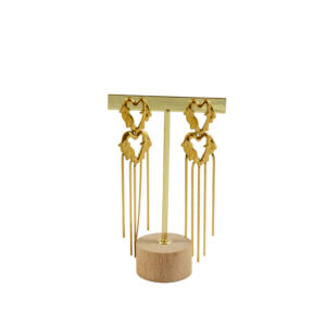 hartjes yara hangers goudkleurig oorbel